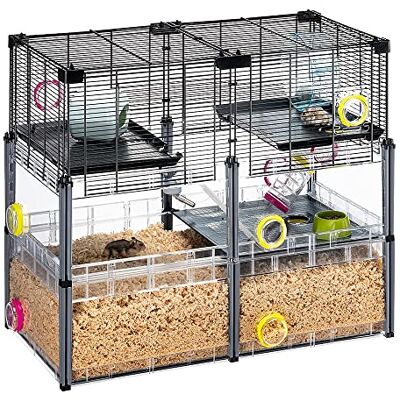 Ferplast Cage Hamster Cage Souris Cage Hamster Grande Grillage Métallique avec Accessoires Modulaire Multipla Hamster, 72,5 x 37,5 xh 62 CM - Publicité Ferplast Cage Hamster Cage Souris Cage Hamster Grande Grillage Métallique avec Accessoires Modulaire Multipla Hamster, 72,5 x 37,5 xh 62 CM - Publicité