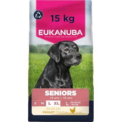 Eukanuba Life Care Chien Senior Grande Race Poulet 15 kg - Publicité Eukanuba Life Care Chien Senior Grande Race Poulet 15 kg - Publicité