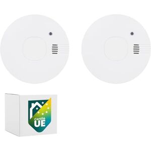 Smartwares Lot de 2 détecteurs de fumée Piles 5 Ans remplaçables Détection Rapide et fiable 85 DB FSM-11752 - Publicité Smartwares Lot de 2 détecteurs de fumée Piles 5 Ans remplaçables Détection Rapide et fiable 85 DB FSM-11752 - Publicité