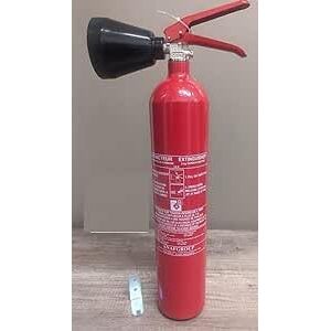 FIRE SHOP Extincteur CO2 capacité 2 Kg avec Support de Fixation Norme CE Europe - Publicité FIRE SHOP Extincteur CO2 capacité 2 Kg avec Support de Fixation Norme CE Europe - Publicité