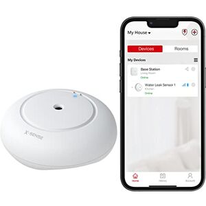 X-Sense Détecteur de Fuite d'eau Connecté, Station de Base SBS50 Requise, Détecteur d'eau Wi-FI avec Alarme 110 DB, Portée Jusqu'à 500 m, Idéal pour Cuisine, sous-Sol, Salle de Bain, SWS51, Lot de 1 - Publicité X-Sense Détecteur de Fuite d'eau Connecté, Station de Base SBS50 Requise, Détecteur d'eau Wi-FI avec Alarme 110 DB, Portée Jusqu'à 500 m, Idéal pour Cuisine, sous-Sol, Salle de Bain, SWS51, Lot de 1 - Publicité