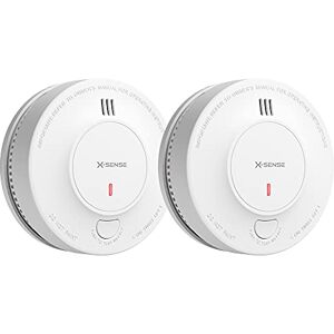 X-Sense Détecteur de Fumée Amélioré Batterie de 10 Ans, Alarme Incendie avec Capteur Photoélectrique, Alarme Incendie Conforme à la Norme EN14604, SD2J0AX, Lot de 2 - Publicité X-Sense Détecteur de Fumée Amélioré Batterie de 10 Ans, Alarme Incendie avec Capteur Photoélectrique, Alarme Incendie Conforme à la Norme EN14604, SD2J0AX, Lot de 2 - Publicité
