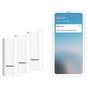 Netatmo Smarte Tür- und Fenstersensoren, Drahtlos, 1 Stück, 3er Pack, Mit intelligenter Schwingungserkennung, Mehrfarbig, Einheitsgröß DTG-DE - Publicité Netatmo Smarte Tür- und Fenstersensoren, Drahtlos, 1 Stück, 3er Pack, Mit intelligenter Schwingungserkennung, Mehrfarbig, Einheitsgröß DTG-DE - Publicité