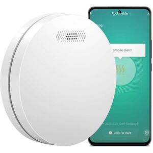 Aroha Smart Connect Détecteur de Fumée Connecté Batterie de 10 Ans Alarme Incendie WiFi avec Smart Life & Tuya - Publicité Aroha Smart Connect Détecteur de Fumée Connecté Batterie de 10 Ans Alarme Incendie WiFi avec Smart Life & Tuya - Publicité