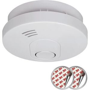 Elro Détecteur de Fumée FS1510 Batterie 10 Ans Kit de Montage Magnétique Conforme à la Norme Européenne EN14604 Blanc 1 Pièce - Publicité Elro Détecteur de Fumée FS1510 Batterie 10 Ans Kit de Montage Magnétique Conforme à la Norme Européenne EN14604 Blanc 1 Pièce - Publicité