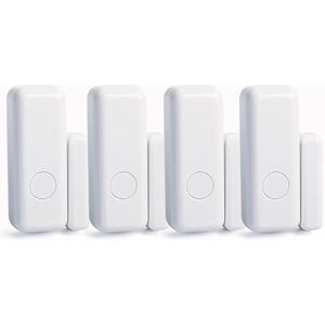 aixi-SHS 4pcs Capteur sans Fil pour Portes et fenêtres avec Bouton SOS pour système d'alarme Domestique de 433 MHz - Publicité aixi-SHS 4pcs Capteur sans Fil pour Portes et fenêtres avec Bouton SOS pour système d'alarme Domestique de 433 MHz - Publicité