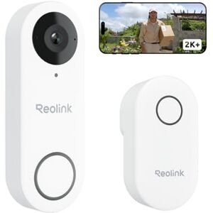 Reolink 5MP Sonnette Connectée Caméra Wi-FI avec Chime, Vue 3:4 Tête aux Pieds, Wi-FI 5/2,4 GHz, Audio Bidirectionnel, Détection Colis/Personne, Étanche, Compatible NVR (Filaire, Version 2024) - Publicité Reolink 5MP Sonnette Connectée Caméra Wi-FI avec Chime, Vue 3:4 Tête aux Pieds, Wi-FI 5/2,4 GHz, Audio Bidirectionnel, Détection Colis/Personne, Étanche, Compatible NVR (Filaire, Version 2024) - Publicité