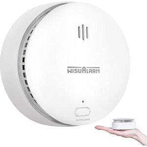 WISUALARM Détecteur de fumée pour la Maison, Batterie de 10 Ans, Alarme Incendie avec Bouton Test/Silence, détecteur de fumée certifié par TUV Conforme à la Norme EN14604 (1 pièce) - Publicité WISUALARM Détecteur de fumée pour la Maison, Batterie de 10 Ans, Alarme Incendie avec Bouton Test/Silence, détecteur de fumée certifié par TUV Conforme à la Norme EN14604 (1 pièce) - Publicité