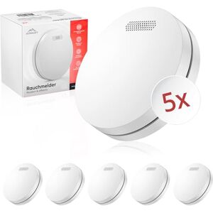 ALPENLUFT Detecteur de fumée 10 Ans Pile, Plat, Detecteur d'incendie, Pas de LED Clignotante, sans perçage, kit Alarme Maison sans Fil- Fumee Protection Incendie, Alarme Incendie (Set de 5) - Publicité ALPENLUFT Detecteur de fumée 10 Ans Pile, Plat, Detecteur d'incendie, Pas de LED Clignotante, sans perçage, kit Alarme Maison sans Fil- Fumee Protection Incendie, Alarme Incendie (Set de 5) - Publicité