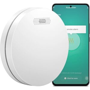 Aroha Smart Connect & Link Détecteur de Fumée Interconnecté WiFi Batterie de 10 Ans Alarme Incendie Connecté avec Smart Life & Tuya - Publicité Aroha Smart Connect & Link Détecteur de Fumée Interconnecté WiFi Batterie de 10 Ans Alarme Incendie Connecté avec Smart Life & Tuya - Publicité
