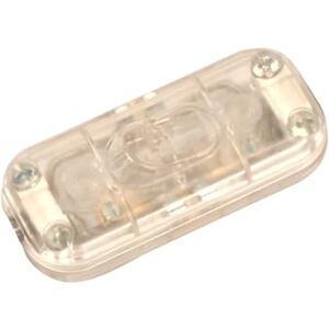 ElekTek Interrupteur Torpedo à profil bas de 2 A À utiliser avec flexible à 2 ou 3 conducteurs Choix de couleurs Transparent - Publicité ElekTek Interrupteur Torpedo à profil bas de 2 A À utiliser avec flexible à 2 ou 3 conducteurs Choix de couleurs Transparent - Publicité