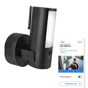 Abus WLAN Light Outdoor Camera (PPIC46520) Caméra de surveillance intelligente avec éclairage extérieur, détection de personnes, détection d'animaux, détection de voitures, carte mémoire App - Publicité