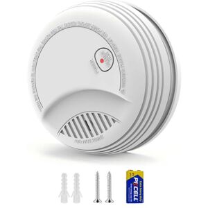 RenseCum 1 Detecteur de Fumée Norme EN14604 – Alarme Incendie 85 DB, Pile 9V Remplaçable Incluse, Avertissement Batterie Faible, sans Fausses Alertes, Fonction Test et Silence (1 pièce) - Publicité RenseCum 1 Detecteur de Fumée Norme EN14604 – Alarme Incendie 85 DB, Pile 9V Remplaçable Incluse, Avertissement Batterie Faible, sans Fausses Alertes, Fonction Test et Silence (1 pièce) - Publicité