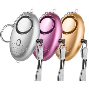 binky Lot de 3 porte-clés de sécurité avec lampe de poche LED, approuvé par la police, 140 dB, autodéfense Panic Rape Attack Kit de sécurité pour femme, fille, enfant, personnes âgées, étudiantes - Publicité binky Lot de 3 porte-clés de sécurité avec lampe de poche LED, approuvé par la police, 140 dB, autodéfense Panic Rape Attack Kit de sécurité pour femme, fille, enfant, personnes âgées, étudiantes - Publicité