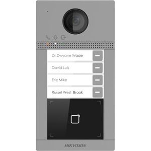 Hikvision DS-KV8413-WME1 - Interphone vidéo extérieur avec caméra 2MP - Publicité Hikvision DS-KV8413-WME1 - Interphone vidéo extérieur avec caméra 2MP - Publicité