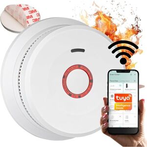 nahouse Détecteur de Fumée Connecté WiFi NF Alarme Incendie Maison Smart Capteur Feu Bouton Test Autocollant Aimant Piles Fournies Norme EN14604 - Publicité nahouse Détecteur de Fumée Connecté WiFi NF Alarme Incendie Maison Smart Capteur Feu Bouton Test Autocollant Aimant Piles Fournies Norme EN14604 - Publicité