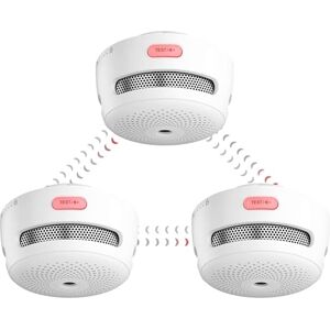 X-Sense Mini-Détecteur de Fumée en Réseau sans Fil, Détecteur d'Incendie avec Batterie Remplaçable, Conforme à la Norme EN 14604, Link+, XS01-WR, Lot de 3 - Publicité X-Sense Mini-Détecteur de Fumée en Réseau sans Fil, Détecteur d'Incendie avec Batterie Remplaçable, Conforme à la Norme EN 14604, Link+, XS01-WR, Lot de 3 - Publicité