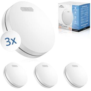 ALPENLUFT Détecteur de fumée & de Chaleur 2en1, 10 Ans de Batterie, Alarme Incendie fumee, detecteur, detecteur Incendie, sans perçage, securite Incendie, Pas de LED detecteur de fumée (Set de 3) - Publicité ALPENLUFT Détecteur de fumée & de Chaleur 2en1, 10 Ans de Batterie, Alarme Incendie fumee, detecteur, detecteur Incendie, sans perçage, securite Incendie, Pas de LED detecteur de fumée (Set de 3) - Publicité