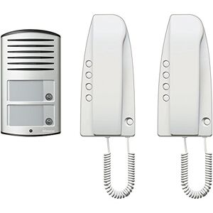 Bticino Kit interphone audio-vidéo pour maison bifamiliale avec poste extérieur Linea 2000 et postes intérieurs - Publicité Bticino Kit interphone audio-vidéo pour maison bifamiliale avec poste extérieur Linea 2000 et postes intérieurs - Publicité
