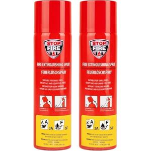 notlok Safety Work 2X 500g Mini Extincteur Maison Tous Feux sans Fluor Mousse Extinguante Douce pour la Peau pour Feux de Classe A, F & E ≤ 1000V Extincteur Voiture/Bateau - Publicité notlok Safety Work 2X 500g Mini Extincteur Maison Tous Feux sans Fluor Mousse Extinguante Douce pour la Peau pour Feux de Classe A, F & E ≤ 1000V Extincteur Voiture/Bateau - Publicité