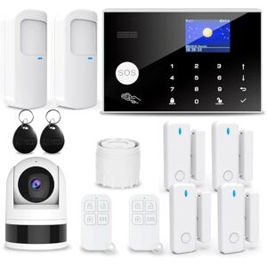 TUGARD Système de Sécurité Domestique 4G,13 Pièces Système d'Alarme, 1080P Système d'Alarme de Caméra de Surveillance sans Fil avec Alarme Sirène 120dB Compatible avec Alexa Google - Publicité TUGARD Système de Sécurité Domestique 4G,13 Pièces Système d'Alarme, 1080P Système d'Alarme de Caméra de Surveillance sans Fil avec Alarme Sirène 120dB Compatible avec Alexa Google - Publicité