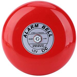 Zunate Cloche d'alarme incendie, CB-6B 95dB Cloche d'alarme électrique 150 mm/5,9 pouces Sonnerie Bell Cloche d'alarme de sécurité pour l'école maison usine sonnette forte alarme carillon cloche (DC 12V) - Publicité Zunate Cloche d'alarme incendie, CB-6B 95dB Cloche d'alarme électrique 150 mm/5,9 pouces Sonnerie Bell Cloche d'alarme de sécurité pour l'école maison usine sonnette forte alarme carillon cloche (DC 12V) - Publicité