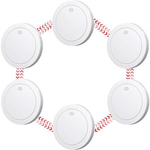 CPVAN Détecteur de Fumée Interconnecté (Pré-connecté), 10 Ans de Batterie, Détecteurs de Fumée, Alarme Incendie Detecteur Fumee, EN14604 & CE Certifié, 6 Pièces - Publicité CPVAN Détecteur de Fumée Interconnecté (Pré-connecté), 10 Ans de Batterie, Détecteurs de Fumée, Alarme Incendie Detecteur Fumee, EN14604 & CE Certifié, 6 Pièces - Publicité