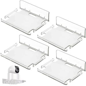 SEVEMKTC Support Mural Camera Bebe Support Caméra Intérieur, Support Babyphone Universel, Plastiques Supports Kit pour Montage Mural à L'intérieur et à L'extérieur, sans Percage, 4 Pièces - Publicité SEVEMKTC Support Mural Camera Bebe Support Caméra Intérieur, Support Babyphone Universel, Plastiques Supports Kit pour Montage Mural à L'intérieur et à L'extérieur, sans Percage, 4 Pièces - Publicité