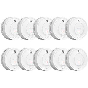 X-Sense Détecteur de Fumée Amélioré Batterie de 10 Ans, Alarme Incendie avec Capteur Photoélectrique, Alarme Incendie Conforme à la Norme EN14604, SD2J0AX, Lot de 10 - Publicité X-Sense Détecteur de Fumée Amélioré Batterie de 10 Ans, Alarme Incendie avec Capteur Photoélectrique, Alarme Incendie Conforme à la Norme EN14604, SD2J0AX, Lot de 10 - Publicité