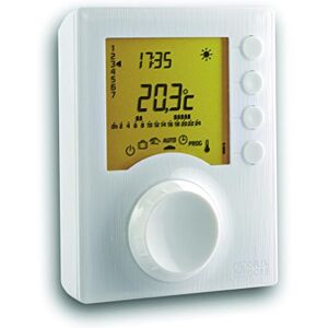 Delta Dore Thermostat filaire programmable Tybox 1117 pour chaudières, pompes à chaleur et poêles à bois. Programmation Gestion du chauffage 6053005, Blanc, Taille unique - Publicité Delta Dore Thermostat filaire programmable Tybox 1117 pour chaudières, pompes à chaleur et poêles à bois. Programmation Gestion du chauffage 6053005, Blanc, Taille unique - Publicité