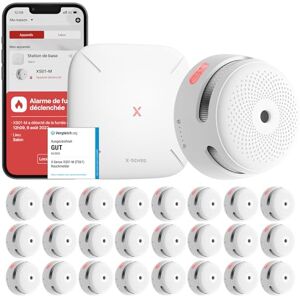X-Sense Détecteur de Fumée Connecté, Kit de Sécurité pour la Maison avec SBS50 Station de Base, Conforme à la Norme EN14604, Compatible avec l'Appli Home Security, FS241 - Publicité X-Sense Détecteur de Fumée Connecté, Kit de Sécurité pour la Maison avec SBS50 Station de Base, Conforme à la Norme EN14604, Compatible avec l'Appli Home Security, FS241 - Publicité