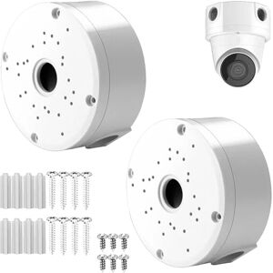PCAORLEORS Lot de 2 Boîtes de Jonction Universelles pour Caméra de Sécurité Dôme Support de Câble Caché Couvercle et Base (2) - Publicité PCAORLEORS Lot de 2 Boîtes de Jonction Universelles pour Caméra de Sécurité Dôme Support de Câble Caché Couvercle et Base (2) - Publicité