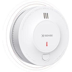 X-Sense Détecteur de Fumée Interconnecté sans Fil avec Pile Intégrée de 10 Ans, Portée de Transmission de Plus de 250 m (820 Pieds), Conforme à la Norme EN14604, Série Link+, SD19-W, Lot de 1 - Publicité X-Sense Détecteur de Fumée Interconnecté sans Fil avec Pile Intégrée de 10 Ans, Portée de Transmission de Plus de 250 m (820 Pieds), Conforme à la Norme EN14604, Série Link+, SD19-W, Lot de 1 - Publicité