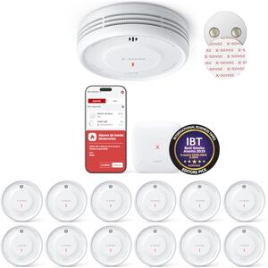 X-Sense Détecteur de Fumée Connecté avec Station de Base SBS50 avec Pad Adhésif Magnétique, Alarme Incendie Intelligent avec Durée de Vie de 10 Ans et Batterie Remplaçable, Fonction APP, XS0D-MR121 - Publicité X-Sense Détecteur de Fumée Connecté avec Station de Base SBS50 avec Pad Adhésif Magnétique, Alarme Incendie Intelligent avec Durée de Vie de 10 Ans et Batterie Remplaçable, Fonction APP, XS0D-MR121 - Publicité
