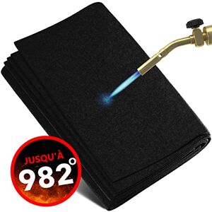 EVOCAMP tapis ignifuge 60x30 cm – protection cheminée anti-feu, tapis de protection pour sol de barbecue, plaque anti-feu, couverture anti-feu, tapis de protection ignifuge – résiste à 982 °C - Publicité EVOCAMP tapis ignifuge 60x30 cm – protection cheminée anti-feu, tapis de protection pour sol de barbecue, plaque anti-feu, couverture anti-feu, tapis de protection ignifuge – résiste à 982 °C - Publicité
