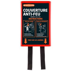 EVACUATE Couverture Anti-feu 1,20x1,20 M - Publicité EVACUATE Couverture Anti-feu 1,20x1,20 M - Publicité