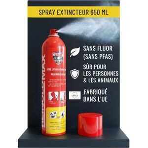 notlok Safety Work 650 ML Mini Extincteur Maison Tous Feux sans Fluor Mousse Extinguante Douce pour la Peau pour Feux de Classe A, F & E ≤ 1000V Extincteur Voiture/Bateau - Publicité notlok Safety Work 650 ML Mini Extincteur Maison Tous Feux sans Fluor Mousse Extinguante Douce pour la Peau pour Feux de Classe A, F & E ≤ 1000V Extincteur Voiture/Bateau - Publicité