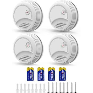 XUK Lot de 4 Detecteur de Fumée – Alarme Incendie avec Pile 9V Remplaçable, Avertissement Batterie Faible, 85 DB, sans Fausses Alertes, Bouton Test et Silence, EN14604, 10 Ans (4 pièces) - Publicité XUK Lot de 4 Detecteur de Fumée – Alarme Incendie avec Pile 9V Remplaçable, Avertissement Batterie Faible, 85 DB, sans Fausses Alertes, Bouton Test et Silence, EN14604, 10 Ans (4 pièces) - Publicité