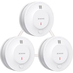 X-Sense Détecteur de Fumée Interconnecté sans Fil avec Pile Intégrée de 10 Ans, Portée de Transmission de Plus de 250 m (820 Pieds), Conforme à la Norme EN14604, Série Link+, SD19-W, Lot de 3 - Publicité X-Sense Détecteur de Fumée Interconnecté sans Fil avec Pile Intégrée de 10 Ans, Portée de Transmission de Plus de 250 m (820 Pieds), Conforme à la Norme EN14604, Série Link+, SD19-W, Lot de 3 - Publicité
