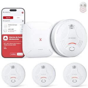 X-Sense Détecteur de Fumée Connecté, Compatible Home Assistant, Alarme Incendie avec Fixation Magnétique sans Perçage, Mode Nuit Silencieux, Batterie Remplaçable, Fonction App Alertes, SD11-MR31 - Publicité X-Sense Détecteur de Fumée Connecté, Compatible Home Assistant, Alarme Incendie avec Fixation Magnétique sans Perçage, Mode Nuit Silencieux, Batterie Remplaçable, Fonction App Alertes, SD11-MR31 - Publicité