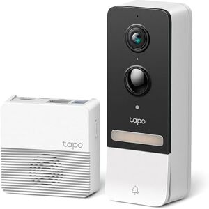 Tapo TP-Link 2K(5MP) Sonnette sans Fil avec Caméra D230S1,Visiophone sans Fil Sonnette Extérieure Étanche IP64 avec Batterie,Hub carillon inclus, Détection De Mouvement PIR,Vision Nocturne en couleurs - Publicité Tapo TP-Link 2K(5MP) Sonnette sans Fil avec Caméra D230S1,Visiophone sans Fil Sonnette Extérieure Étanche IP64 avec Batterie,Hub carillon inclus, Détection De Mouvement PIR,Vision Nocturne en couleurs - Publicité