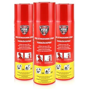 Höfer Chemie 3 x 500g d'extincteur en aérosol pour éteindre Les Feux naissants de Classe A & F - Publicité Höfer Chemie 3 x 500g d'extincteur en aérosol pour éteindre Les Feux naissants de Classe A & F - Publicité
