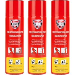notlok Safety Work 3X 500g Mini Extincteur Maison Tous Feux sans Fluor Mousse Extinguante Douce pour la Peau pour Feux de Classe A, F & E ≤ 1000V Extincteur Voiture/Bateau - Publicité notlok Safety Work 3X 500g Mini Extincteur Maison Tous Feux sans Fluor Mousse Extinguante Douce pour la Peau pour Feux de Classe A, F & E ≤ 1000V Extincteur Voiture/Bateau - Publicité