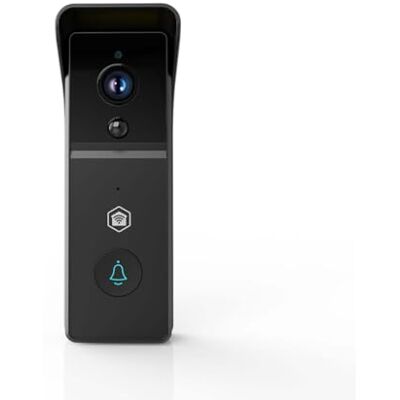 NEDIS WIFICDP21BK Sonnette Vidéo Wi-FI 3MP 1296p Grand Angle 100° Vision Nocturne Infrarouge Détection Mouvement Audio Bidirectionnel Batterie 4400 mAh Noir - Publicité NEDIS WIFICDP21BK Sonnette Vidéo Wi-FI 3MP 1296p Grand Angle 100° Vision Nocturne Infrarouge Détection Mouvement Audio Bidirectionnel Batterie 4400 mAh Noir - Publicité