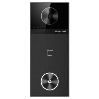 Hikvision Visiophone IP 4MP Wi-Fi PoE IP65 DS-KV6114-WBE1 - Publicité Hikvision Visiophone IP 4MP Wi-Fi PoE IP65 DS-KV6114-WBE1 - Publicité
