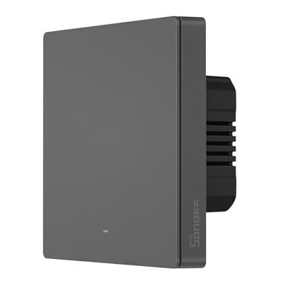 SONOFF Interrupteur Intelligent M5 Matter avec Wi-Fi 2.4GHz, Interrupteur Murial 1 Bouton avec Minuterie et Commande Vocale, Compatible avec Matter, Alexa et Google Home, Fil Neutre Requis (Type 86) - Publicité SONOFF Interrupteur Intelligent M5 Matter avec Wi-Fi 2.4GHz, Interrupteur Murial 1 Bouton avec Minuterie et Commande Vocale, Compatible avec Matter, Alexa et Google Home, Fil Neutre Requis (Type 86) - Publicité