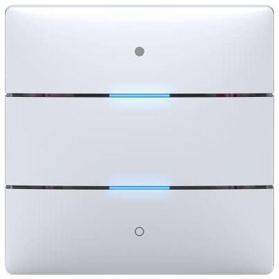 Theben 4969232 ION 102 KNX Capteur Tactile avec 2 Boutons et 2 LED d'état et capteur de température intégré I Commutation, Gradation, Store, capteur de Valeur, contrôle des Couleurs, etc. Publicité Theben 4969232 ION 102 KNX Capteur Tactile avec 2 Boutons et 2 LED d'état et capteur de température intégré I Commutation, Gradation, Store, capteur de Valeur, contrôle des Couleurs, etc. Publicité