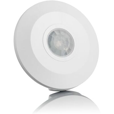 SEBSON 2X Détecteur de Mouvement intérieur Montage en saillie, programmable, capteur Infrarouge, portée 6m/360°, LED adapté - Publicité SEBSON 2X Détecteur de Mouvement intérieur Montage en saillie, programmable, capteur Infrarouge, portée 6m/360°, LED adapté - Publicité