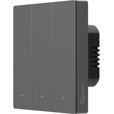 SONOFF Interrupteur Intelligent M5 Matter avec Wi-Fi 2.4GHz, Interrupteur Murial 3 Bouton avec Minuterie et Commande Vocale, Compatible avec Matter, Alexa et Google Home, Fil Neutre Requis (Type 86) - Publicité SONOFF Interrupteur Intelligent M5 Matter avec Wi-Fi 2.4GHz, Interrupteur Murial 3 Bouton avec Minuterie et Commande Vocale, Compatible avec Matter, Alexa et Google Home, Fil Neutre Requis (Type 86) - Publicité