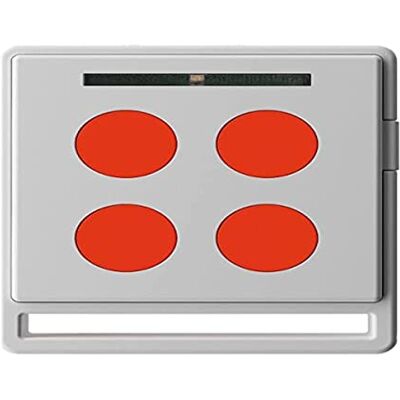 Nice Home ECCO 5 Télécommande bip 5 Touches pour portail et Mhouse (Blanche et Orange) - Publicité Nice Home ECCO 5 Télécommande bip 5 Touches pour portail et Mhouse (Blanche et Orange) - Publicité